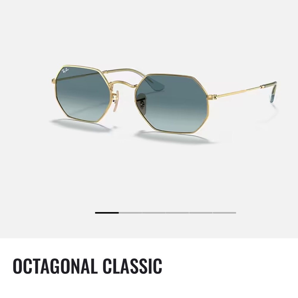 Blue Octogonal Raybans